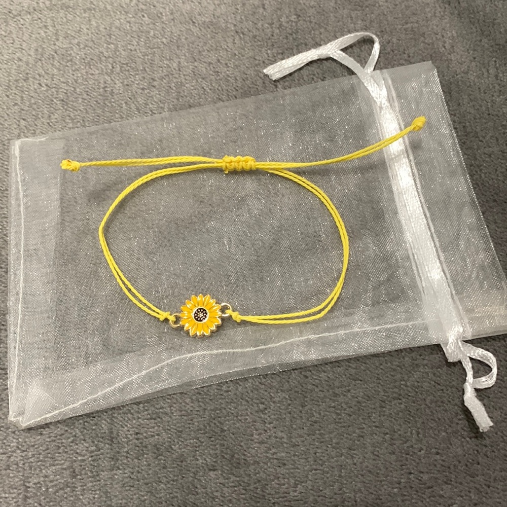 Sunflower bracelet